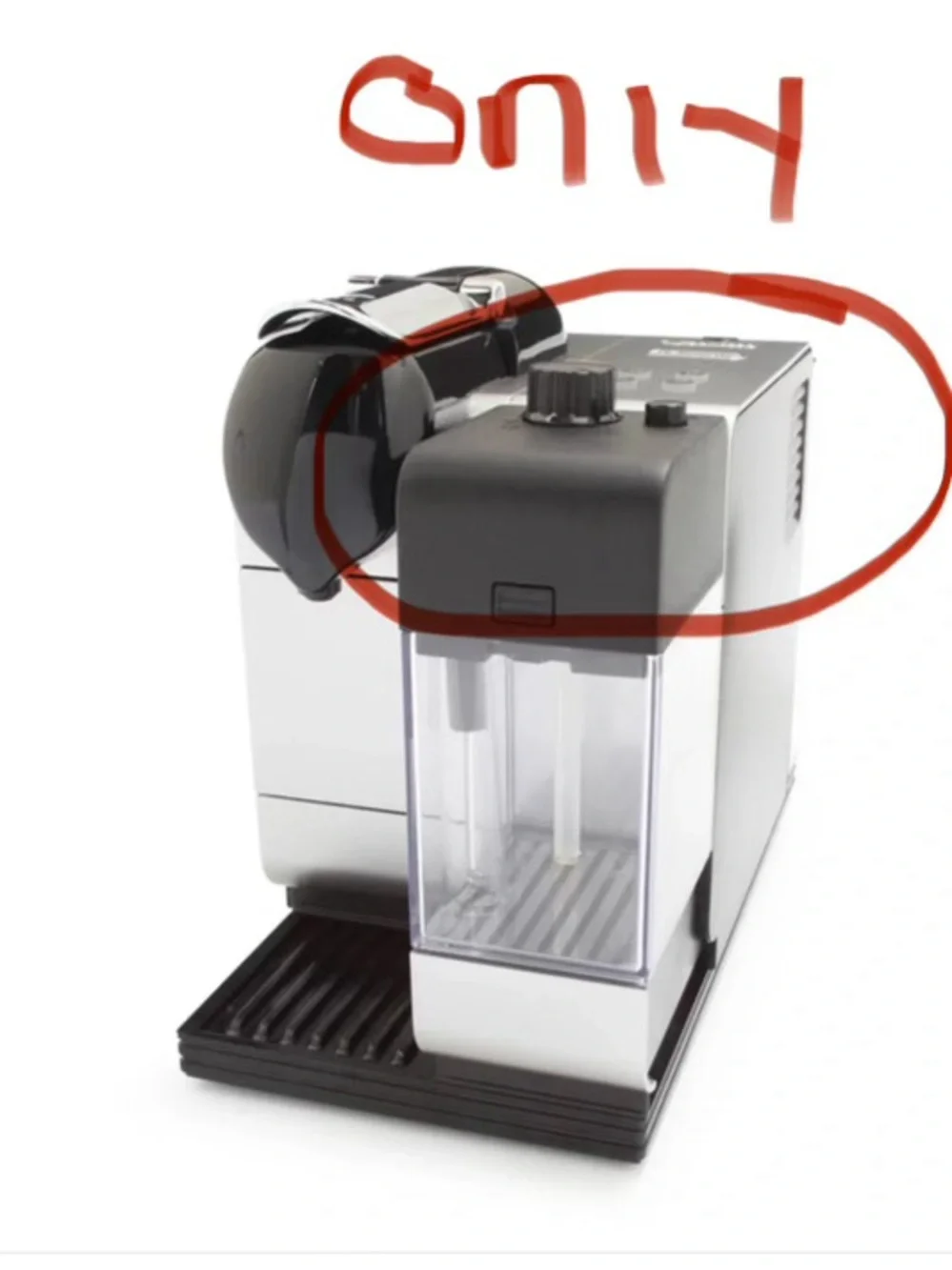 Nespresso - Lattisima Plus Milk Frother Cover & Aspiration Tube